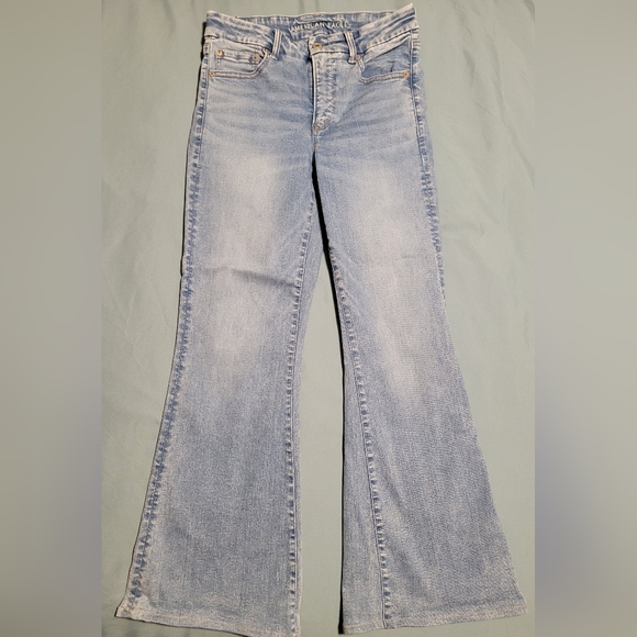 American Eagle Outfitters Denim - American Eagle Outfitters Light Blue Flare Jeans